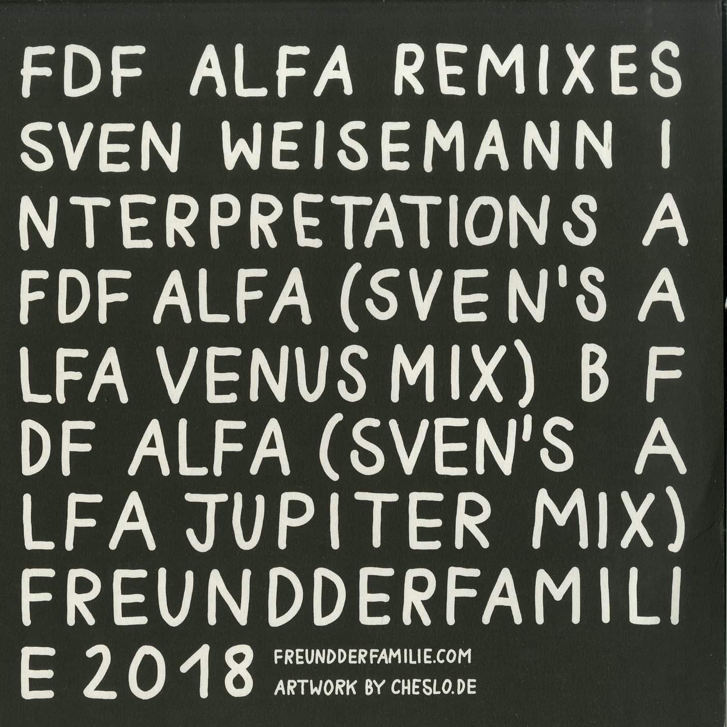 Sven Weisemann Interpretations - ALFA REMIXES 4 