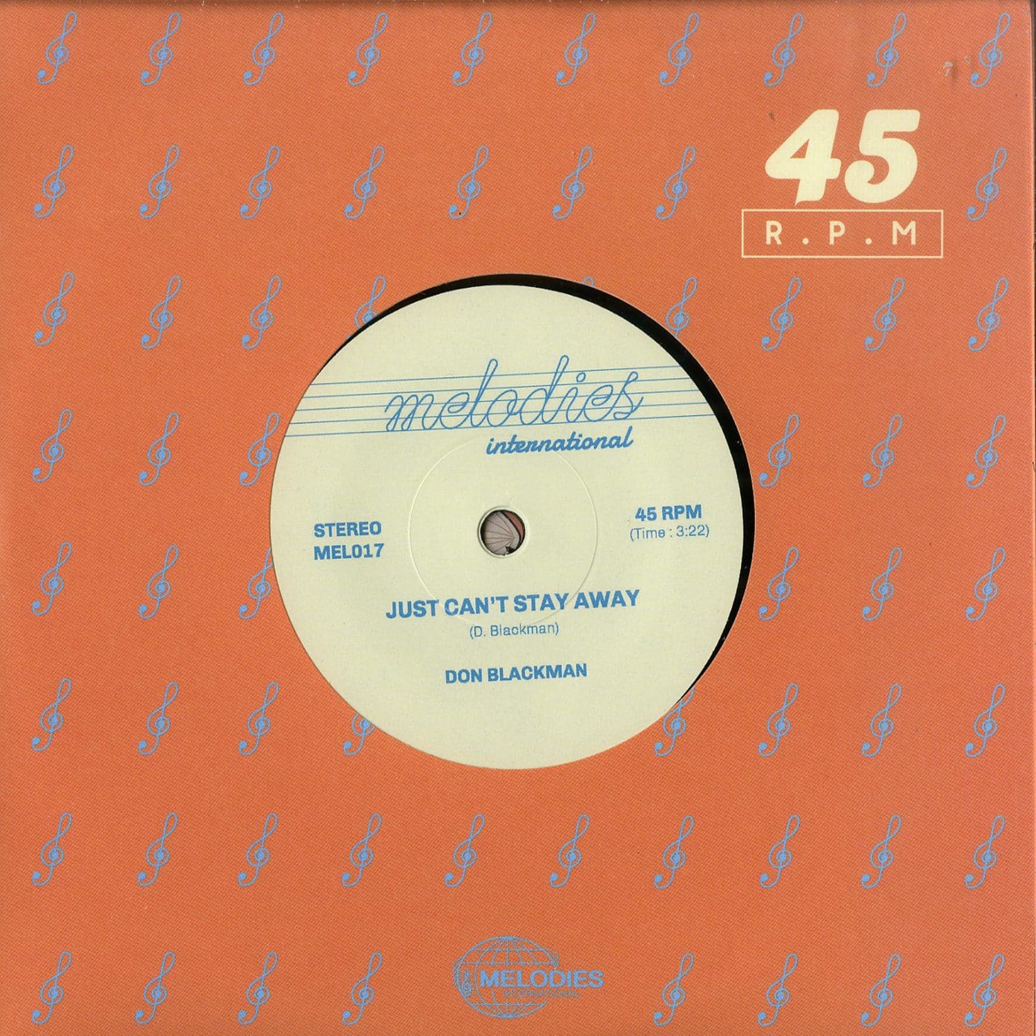 Don Blackman - JUST CANT STAY AWAY 
