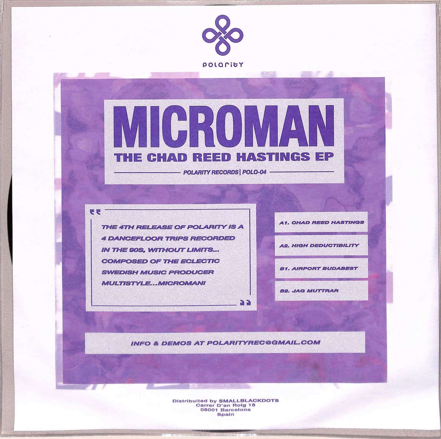 Microman - THE CHAD REED HASTINGS EP
