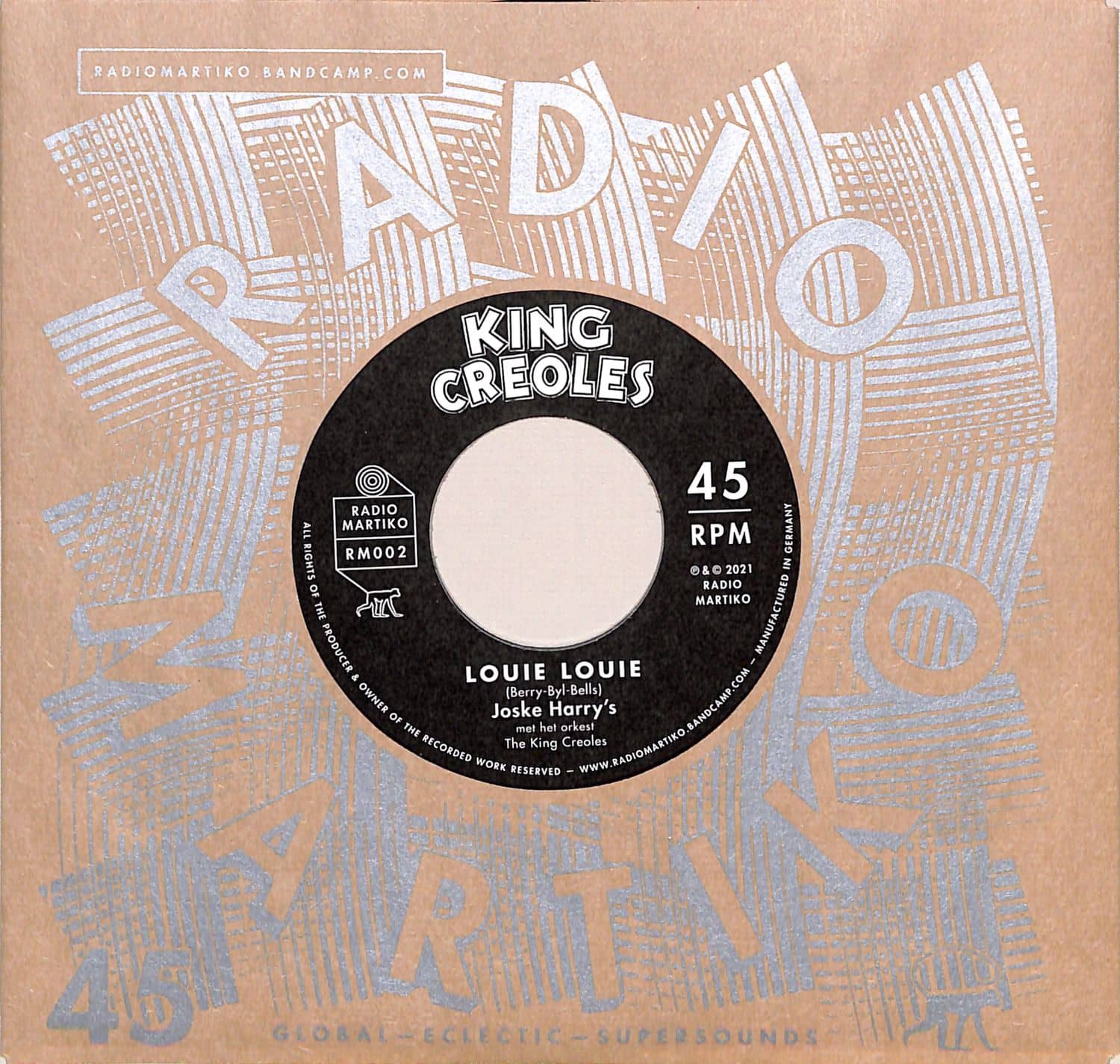 Joske Harrys / Burt Blanca & The King Creoles - LOUIE LOUIE / TABOO 69 