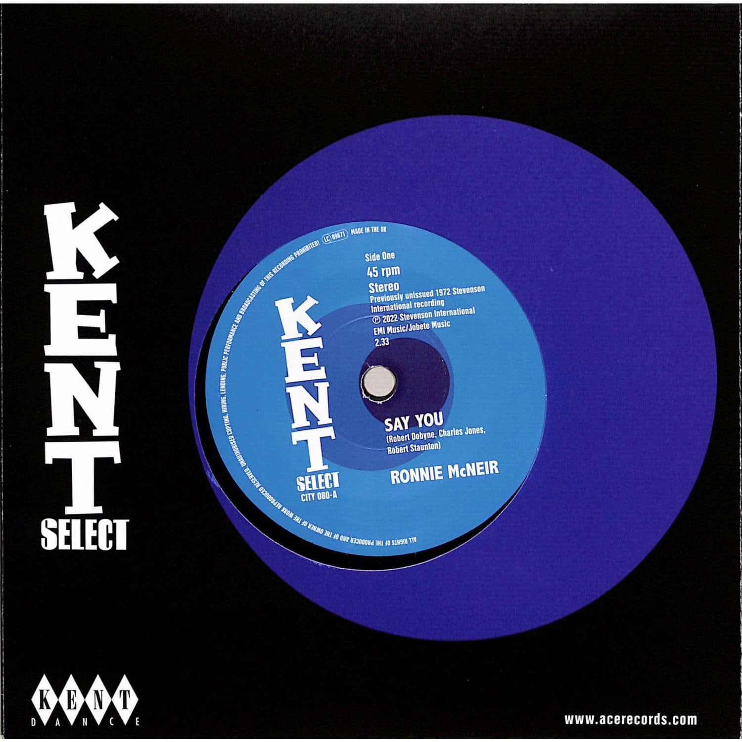 Ronnie Mcneir - SAY YOU / I M SORRY 