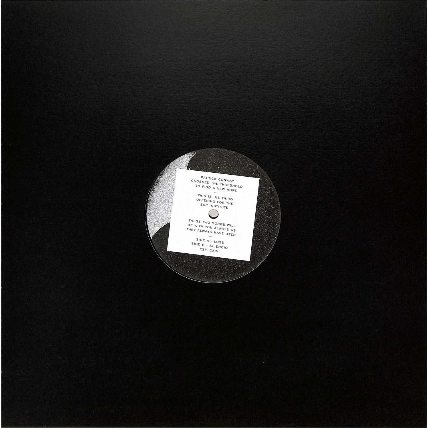 Patrick Conway - LOSS / SILENCIO