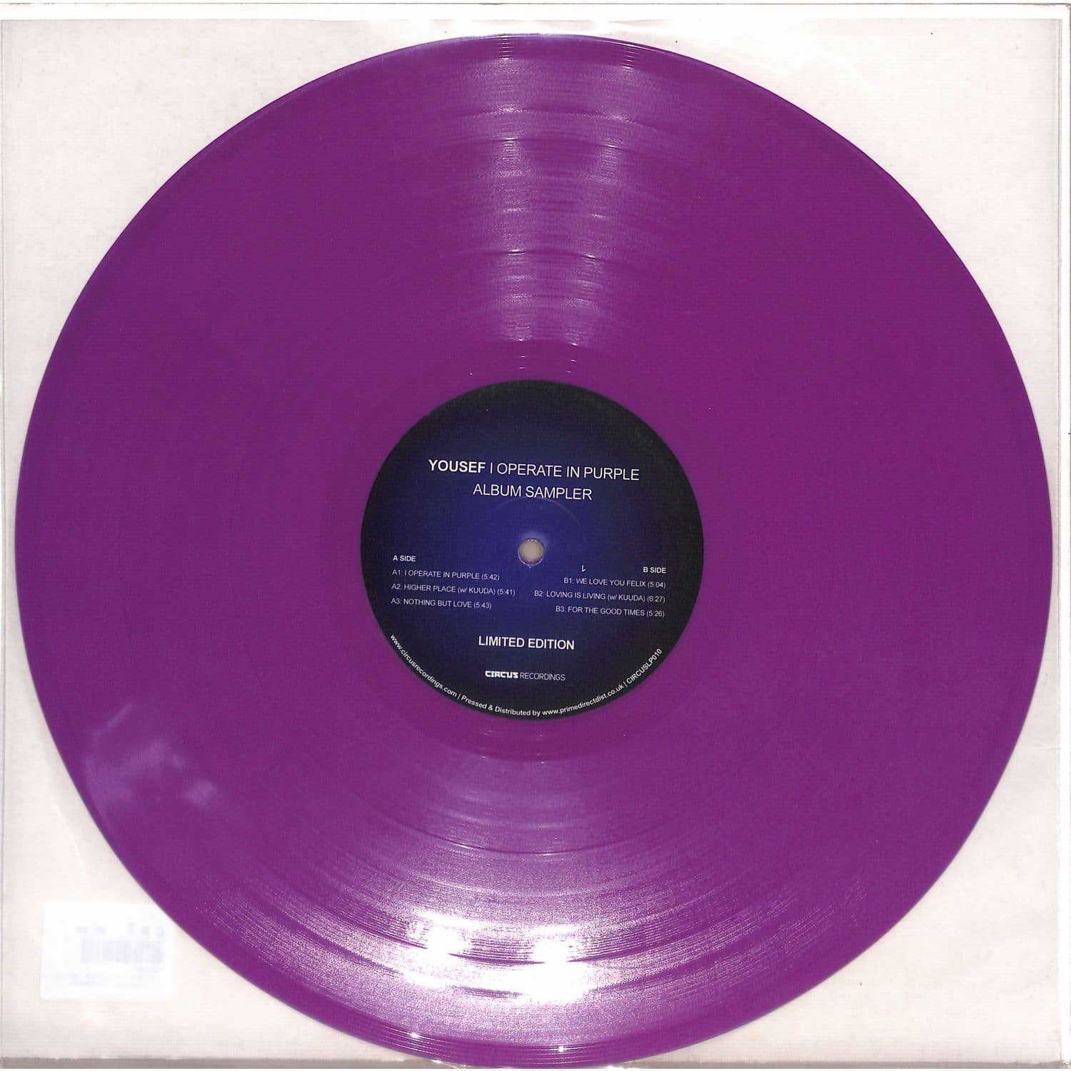 Yousef - I OPERATE IN PURPLE - ALBUM SAMPLER 