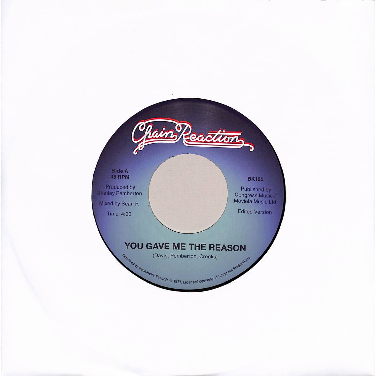 Chain Reaction - YOU GAVE ME THE REASON / LET S BE LOVERS