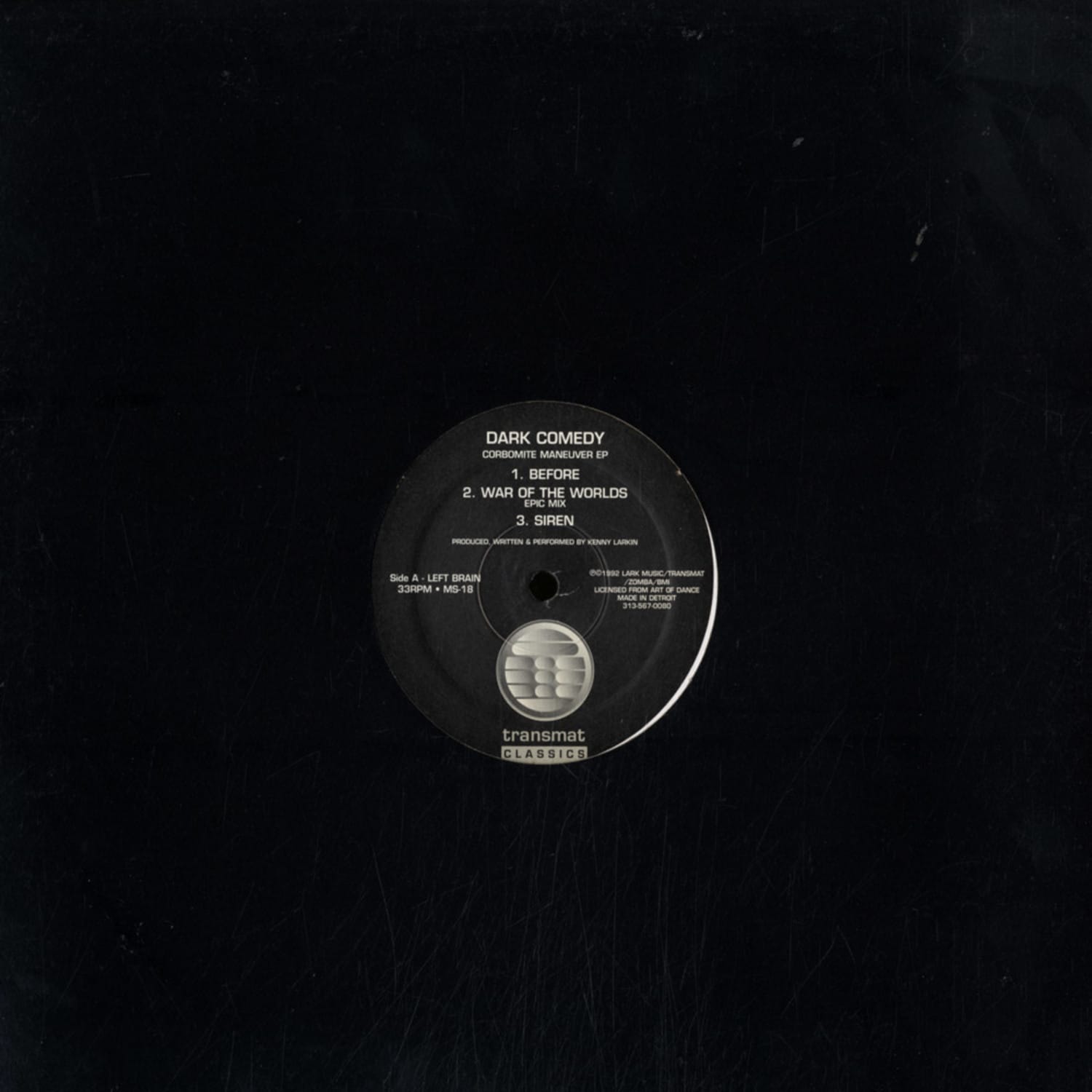 Dark Comedy - CORBOMITE MANEUVER EP
