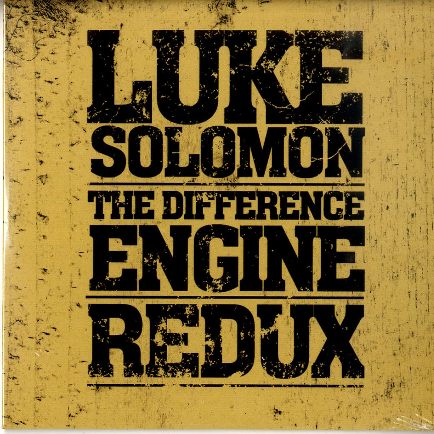 Luke Solomon - THE DIFFERENCE ENGINE REDUX 