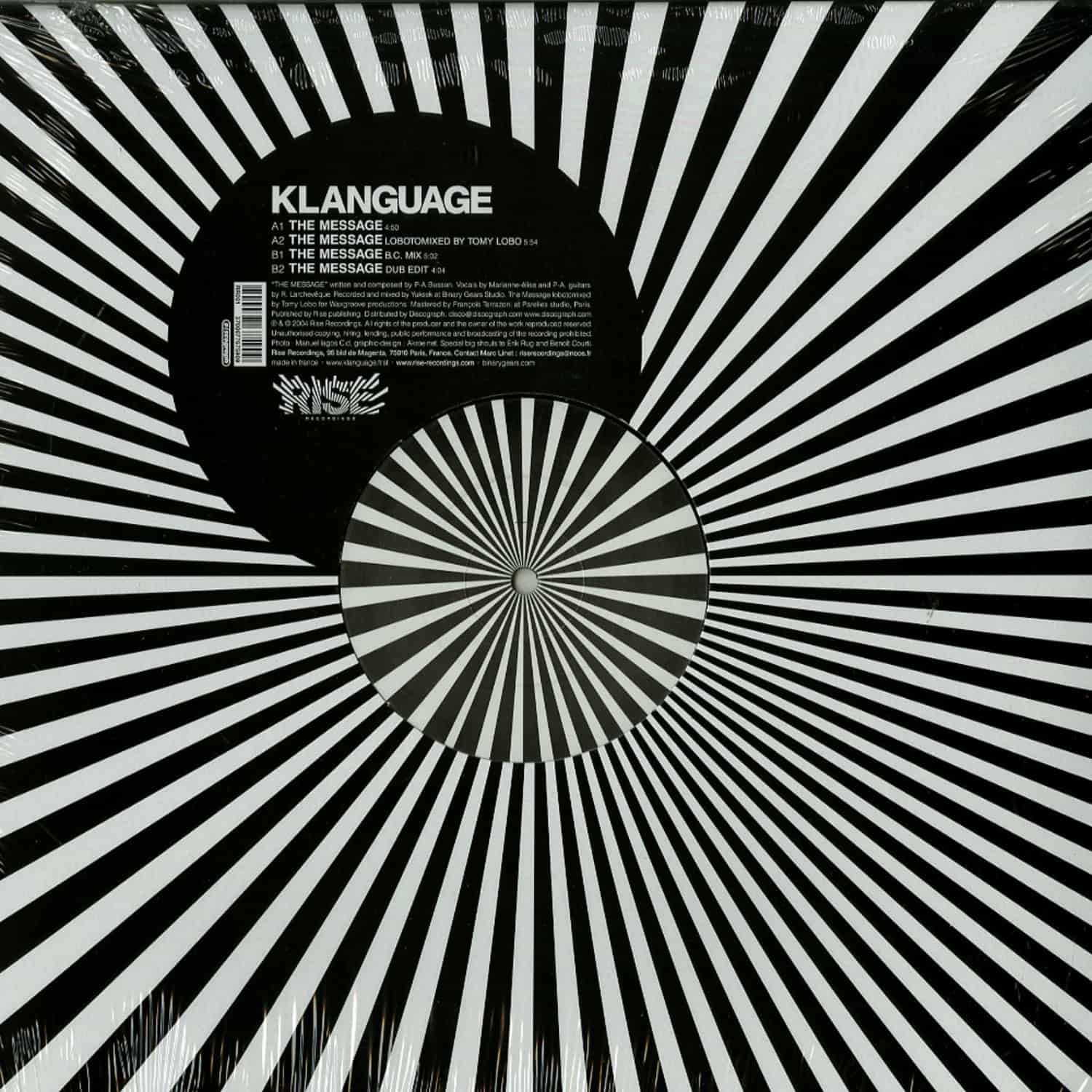 Klanguage - THE MESSAGE