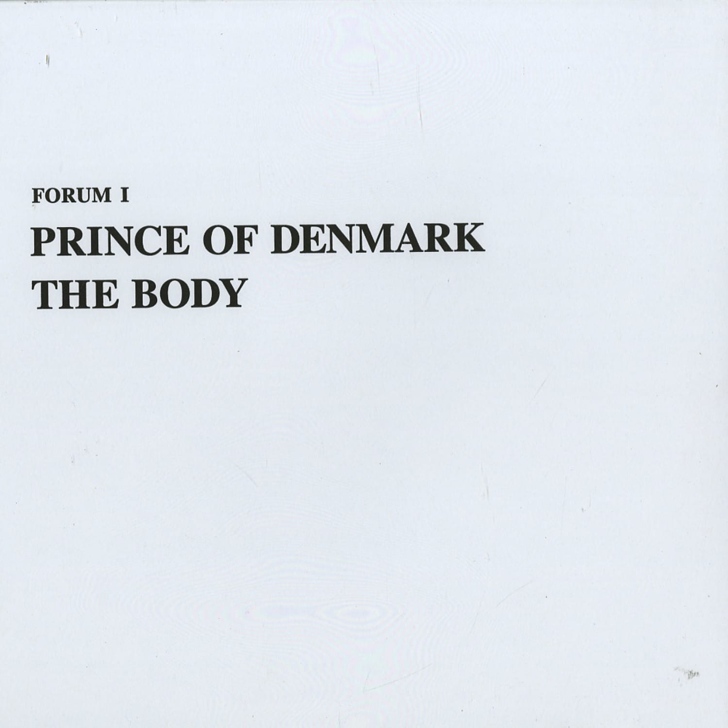 Prince Of Denmark - THE BODY 