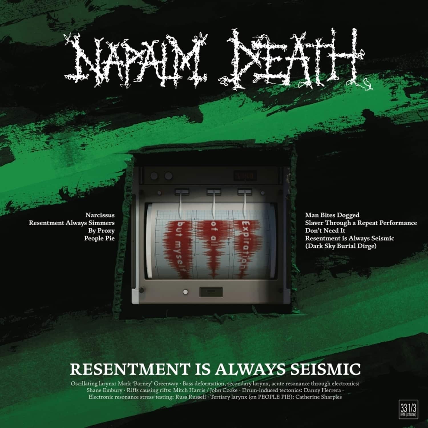 Napalm Death - RESENTMENT IS ALWAYS SEISMIC-A FINAL THROW OF TH