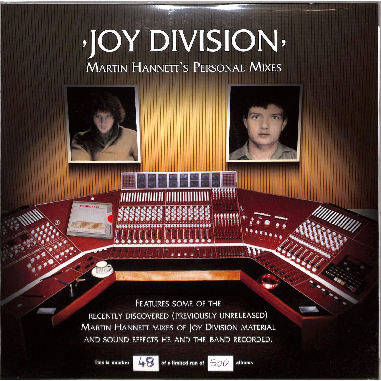 Joy Division - MARTIN HANNETTS PERSONAL MIXES 