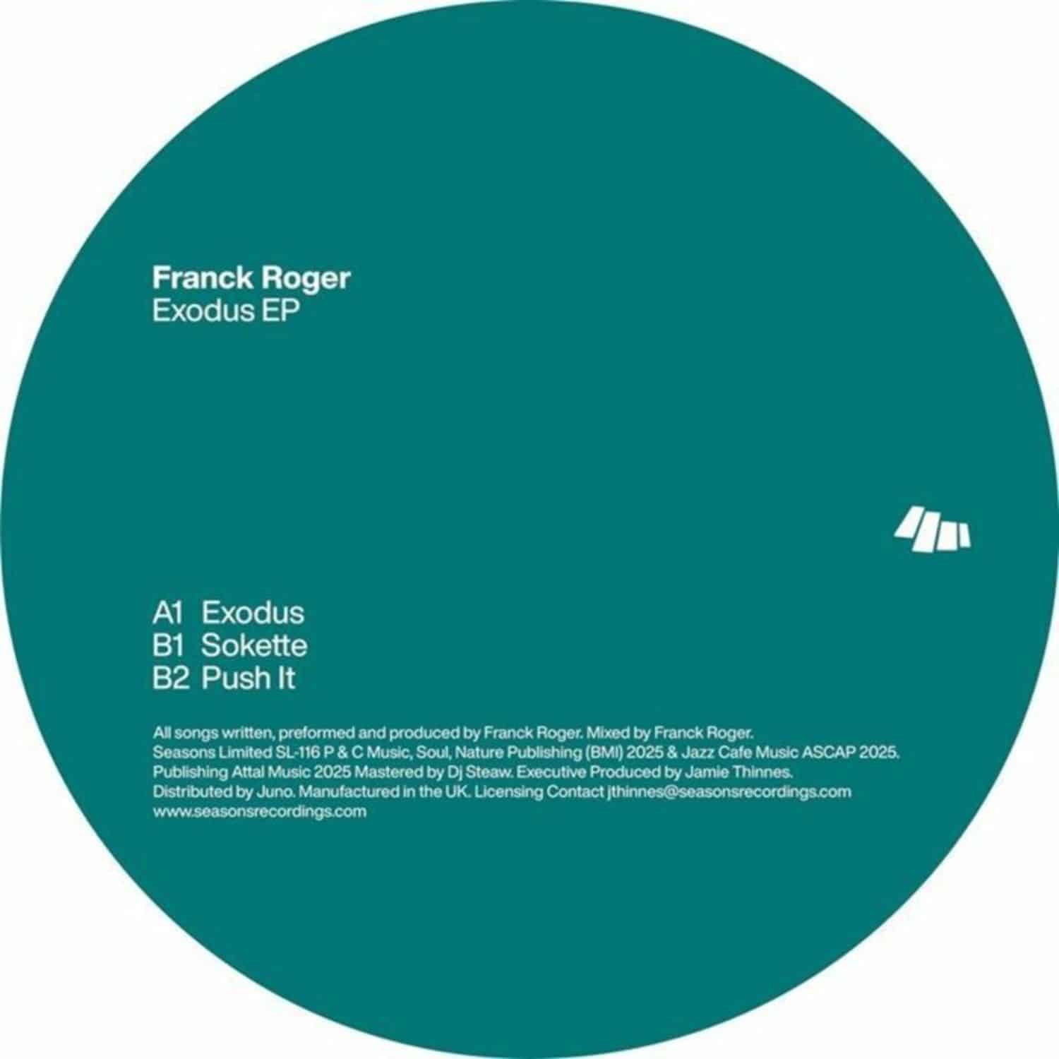 Frank Roger - EXODUS EP