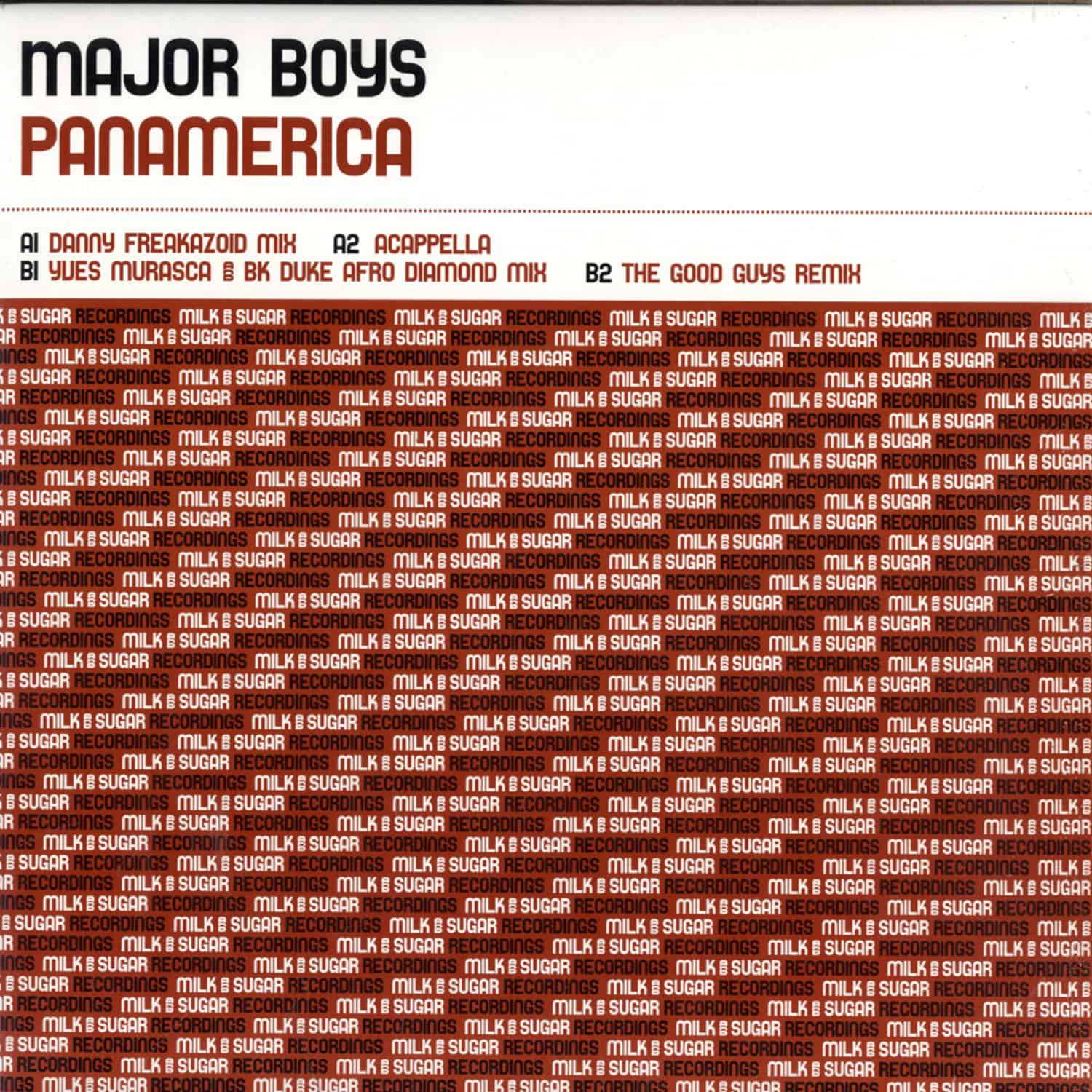 Major Boys - PANAMERICA UNRELEASED MIXES