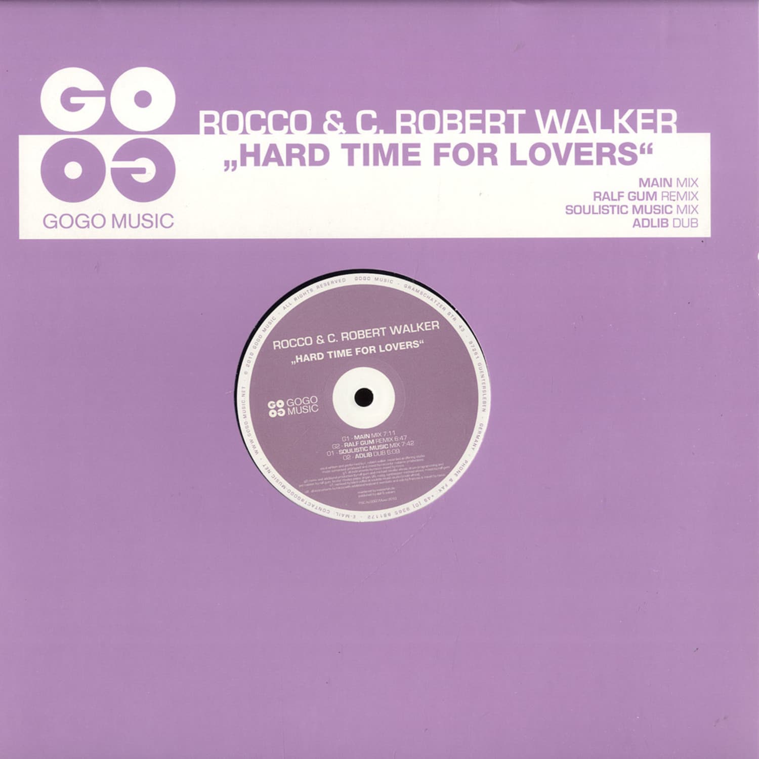 Rocco & C. Robert Walker - HARD TIME FOR LOVERS