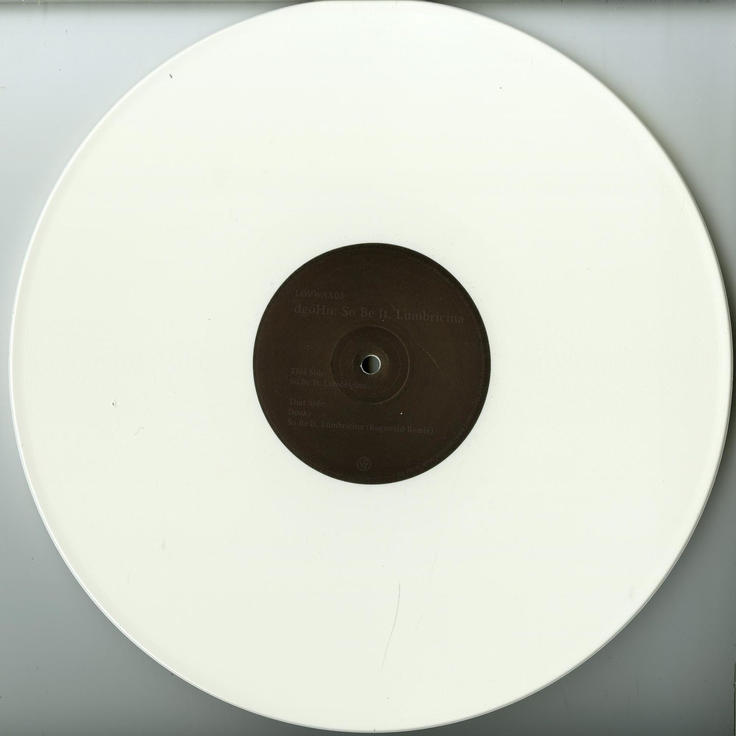 dgoHn - SO BE IT, LUMBRICINA 