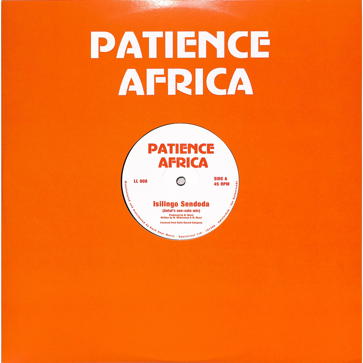 Patience Africa - ISILINGO SENDODA / LETS GROOVE TONIGHT 