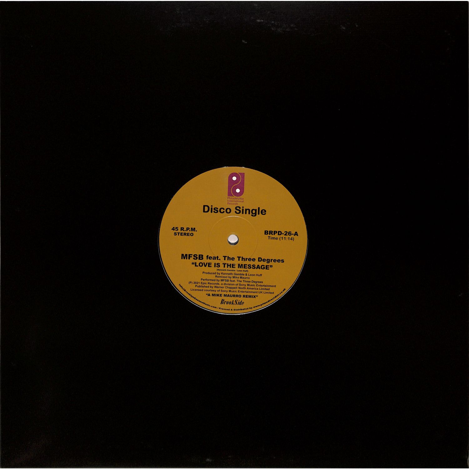 M.F.S.B. / The O Jays - LOVE IS THE MESSAGE / MESSAGE IN OUR MUSIC 