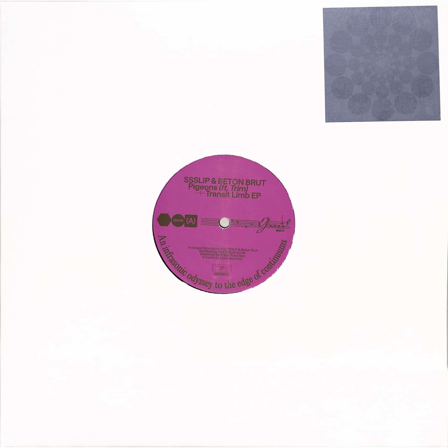 Ssslip / Beton Brut feat Trim - PIGEONS/TRANSIT LIMB EP 