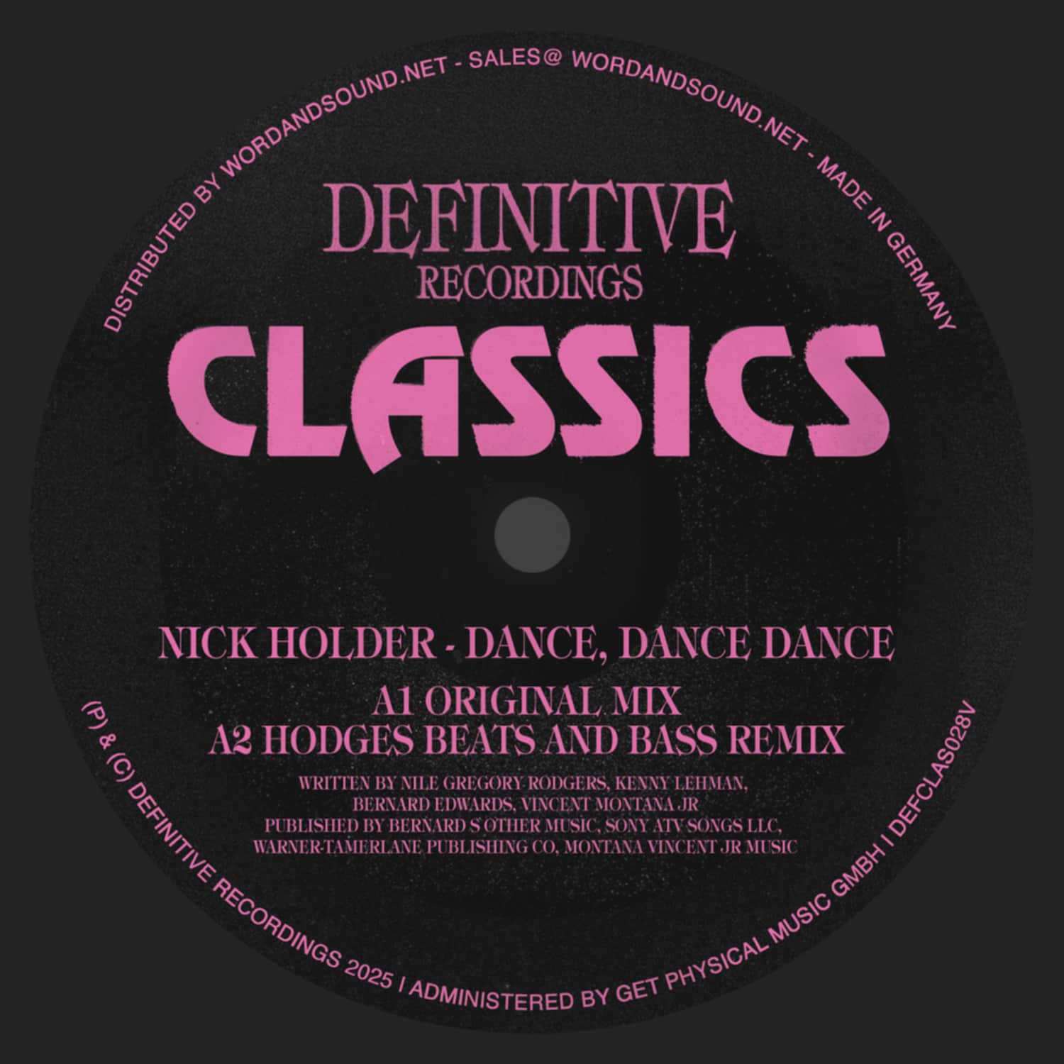 Nick Holder - DANCE, DANCE, DANCE 