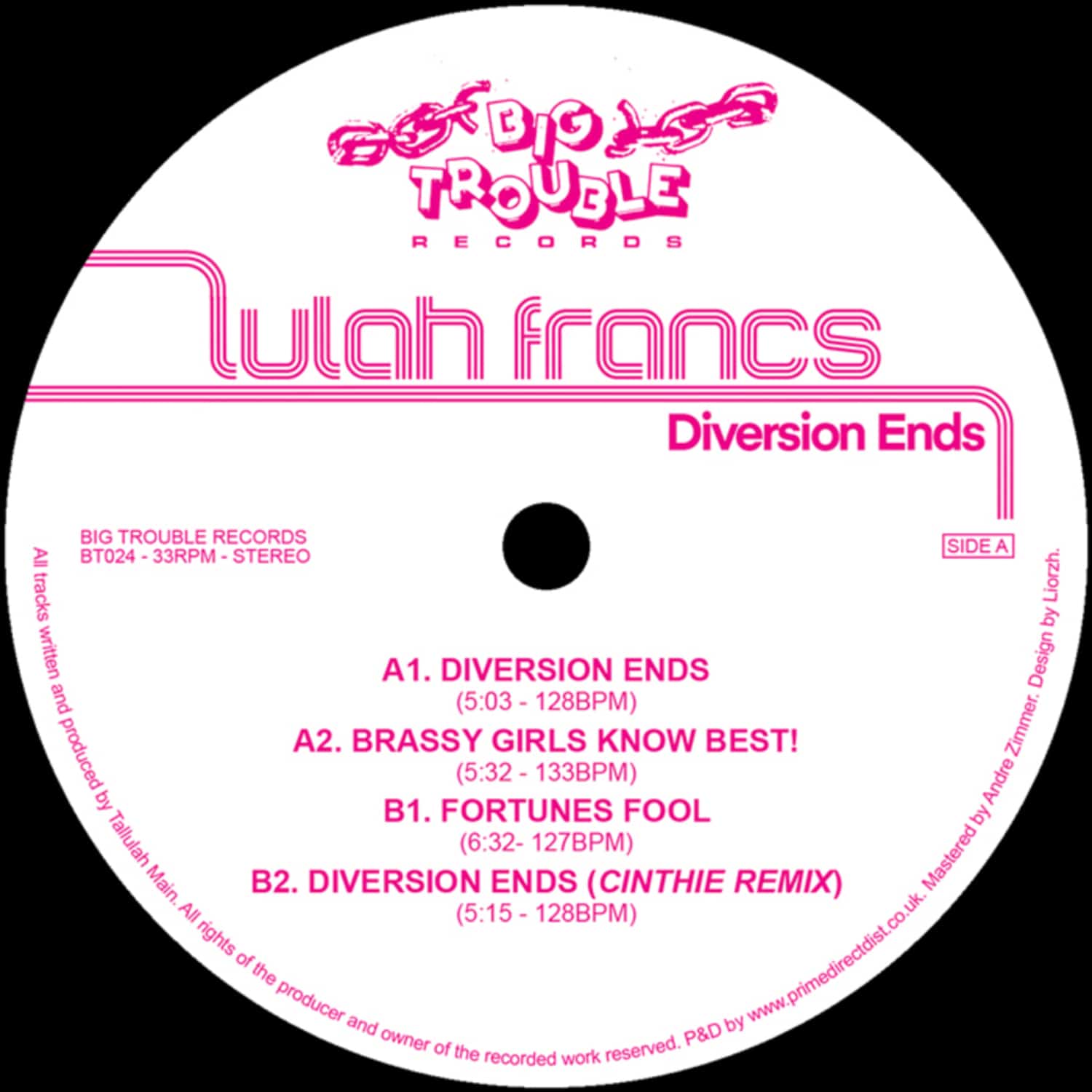 Lulah Francs - DIVERSION ENDS