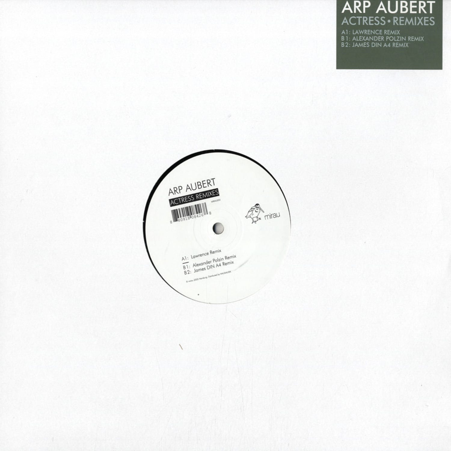 Arp Aubert - ACTRESS REMIXES EP