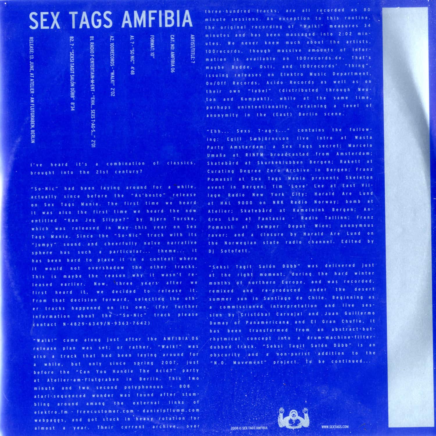 Various Artists - SEX TAGS AMFIBIA 10INCH