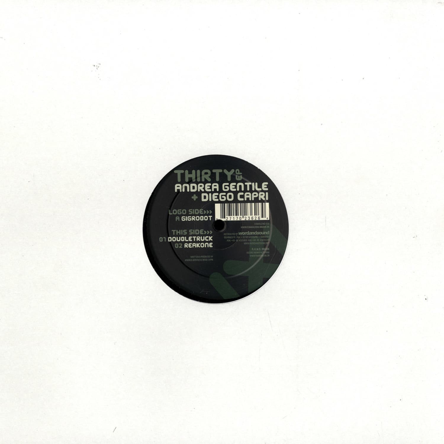 Andrea Gentile & Diego Capri - THIRTY EP