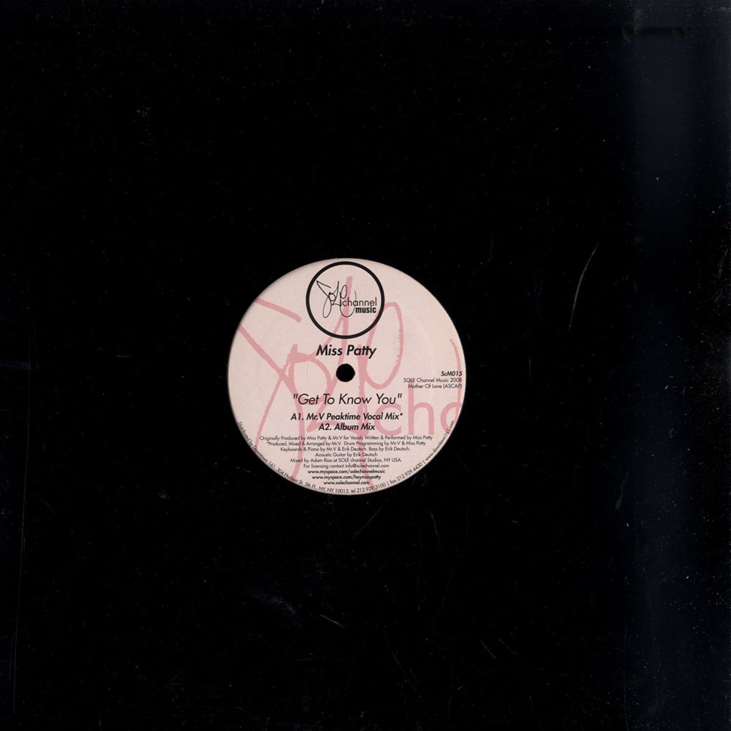 Miss Patty - GET TO KNOW YOU/ MR. V RMX