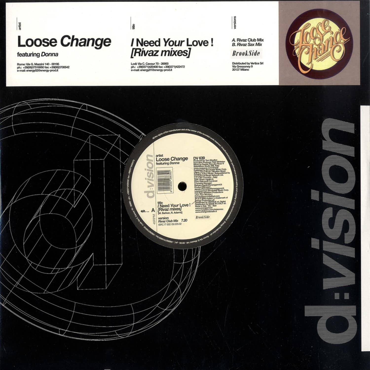 Loose Change - I NEED YOUR LOVE REMIXES