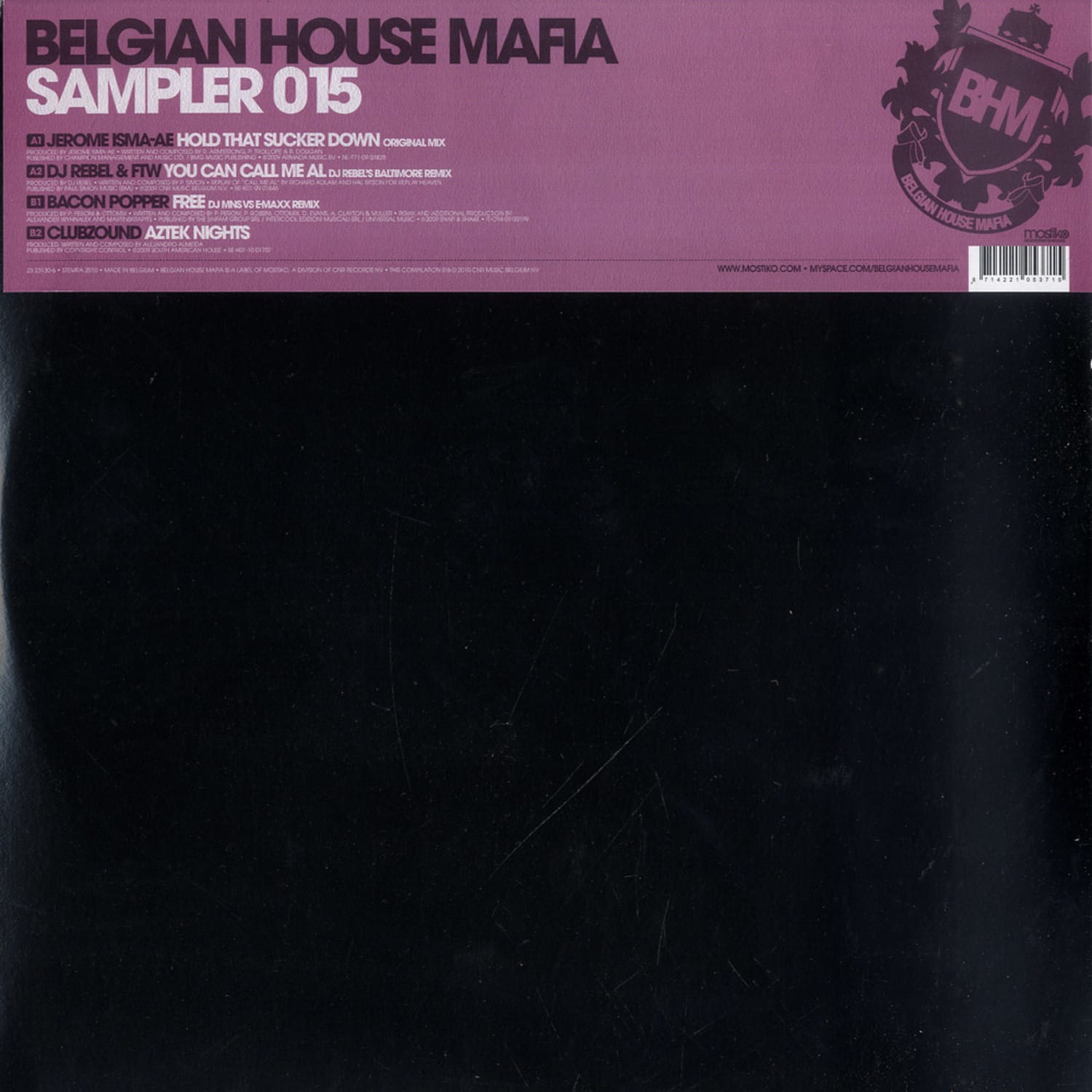 Various Artists - BELGIAN HOUSE MAFIA SAMPLER 15