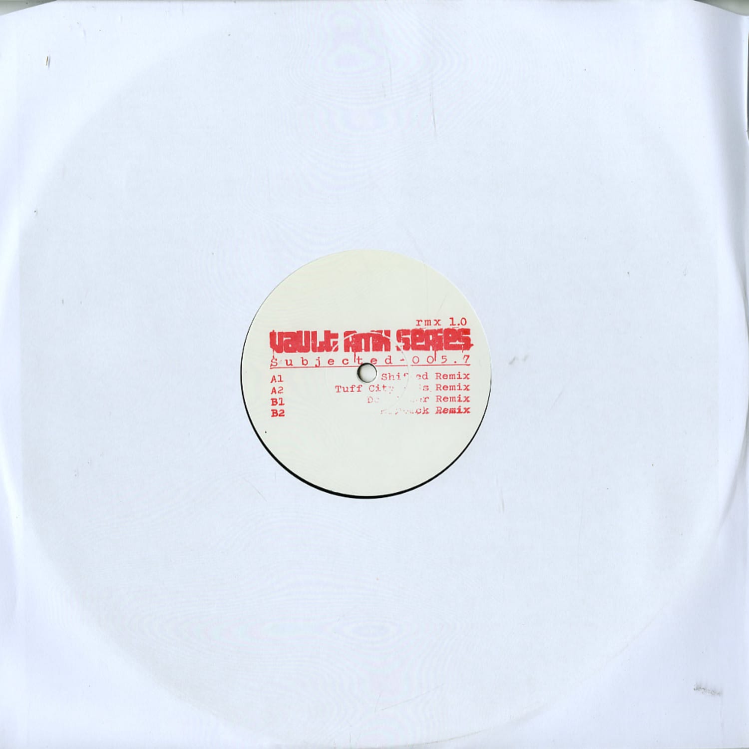 Subjected - VAULT RMX SERIES001