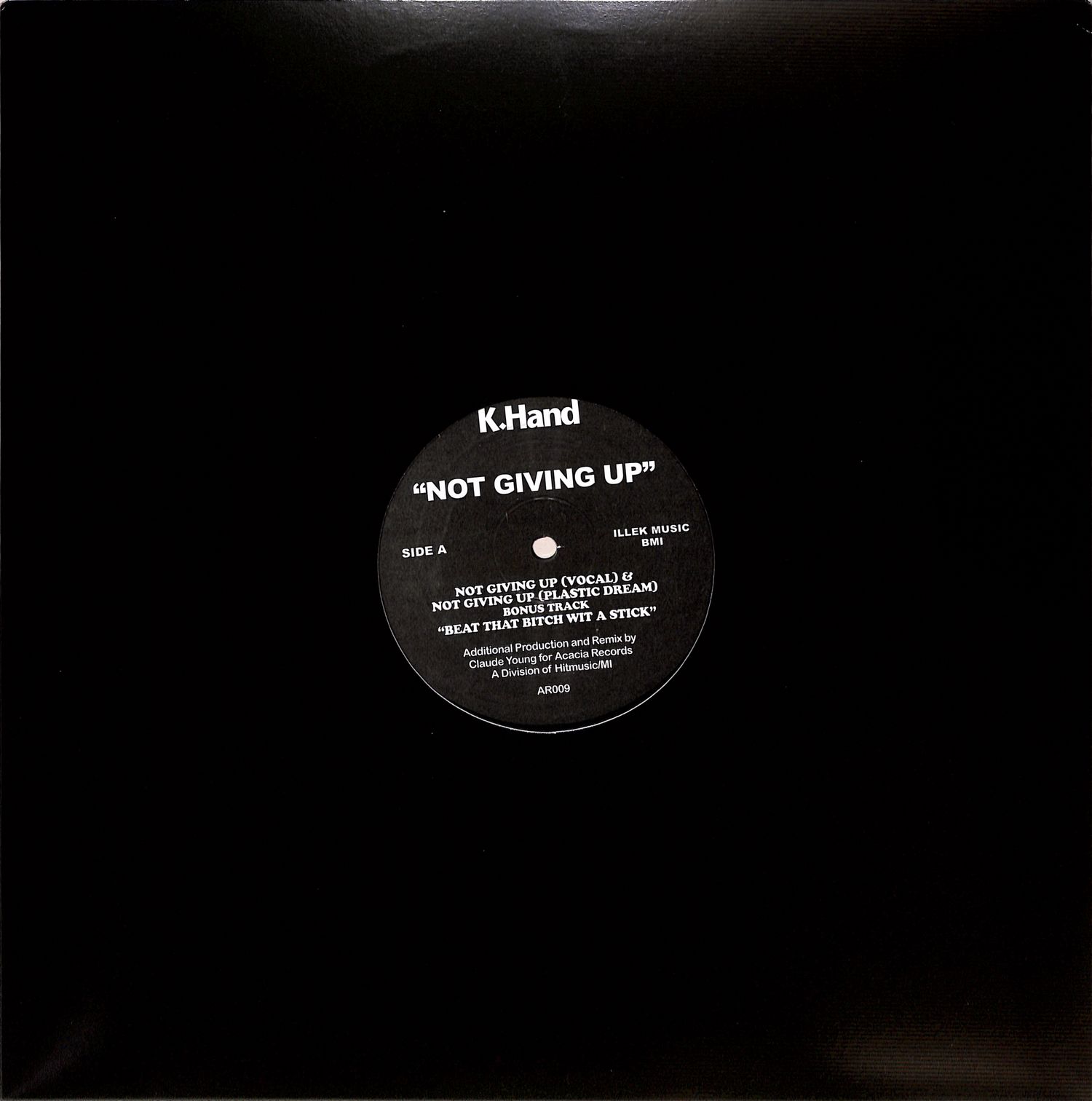 K-Hand - NOT GIVNG UP 