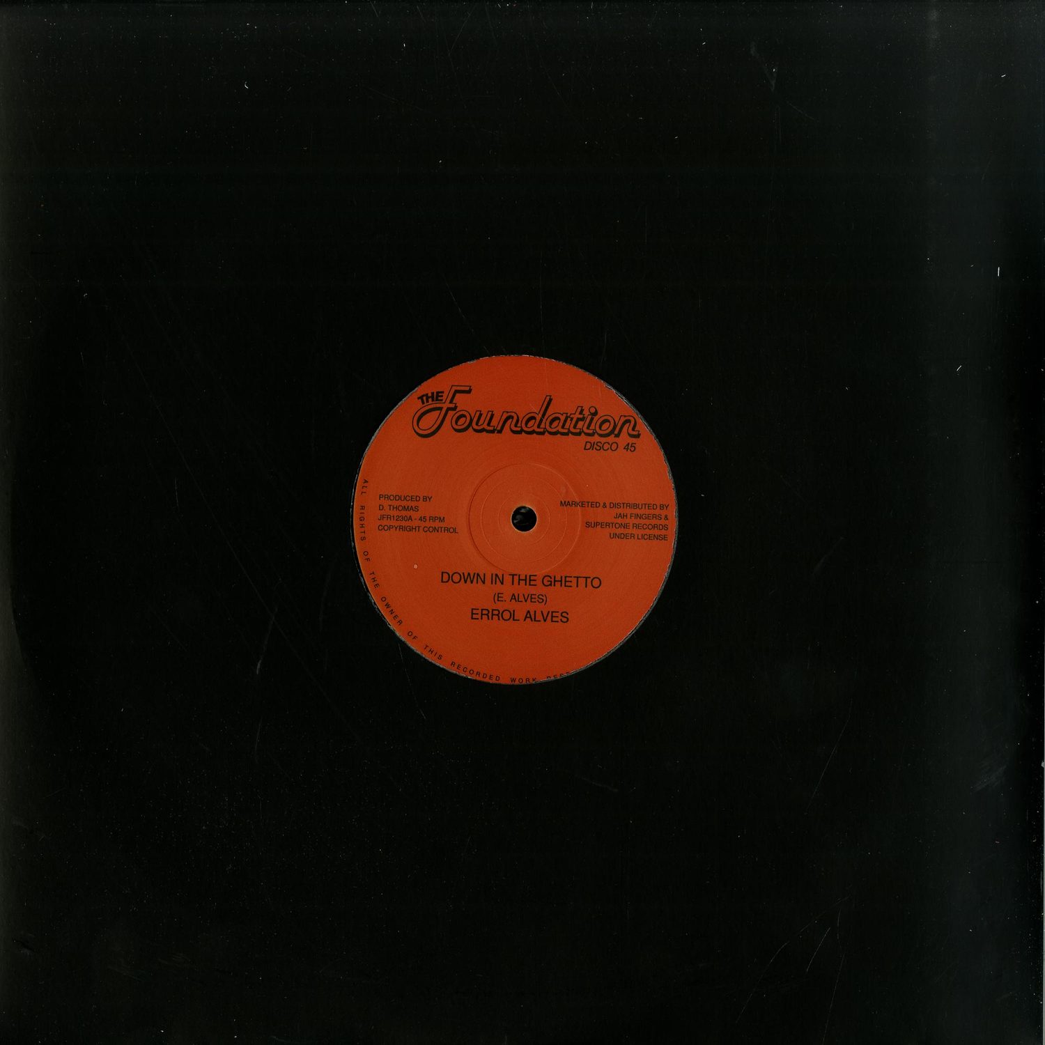 Errol Alves - DOWN IN THE GHETTO