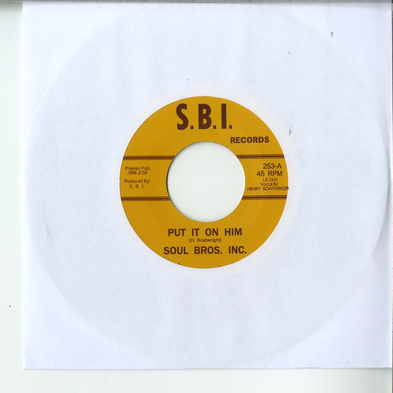 Soul Bros. Inc. - PUT IT ON HIM 
