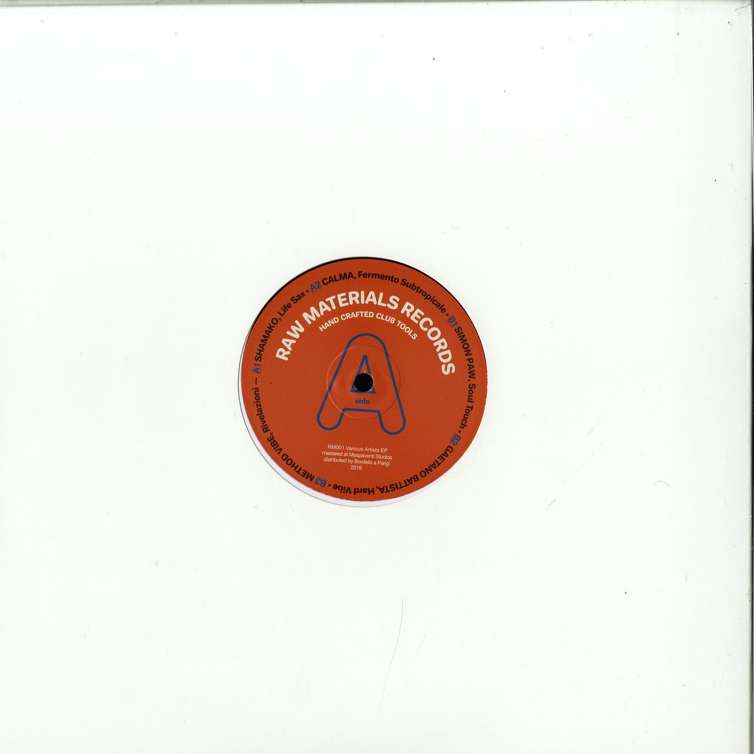 Various Artists - HAND CRAFTED CLUB TOOLS EP