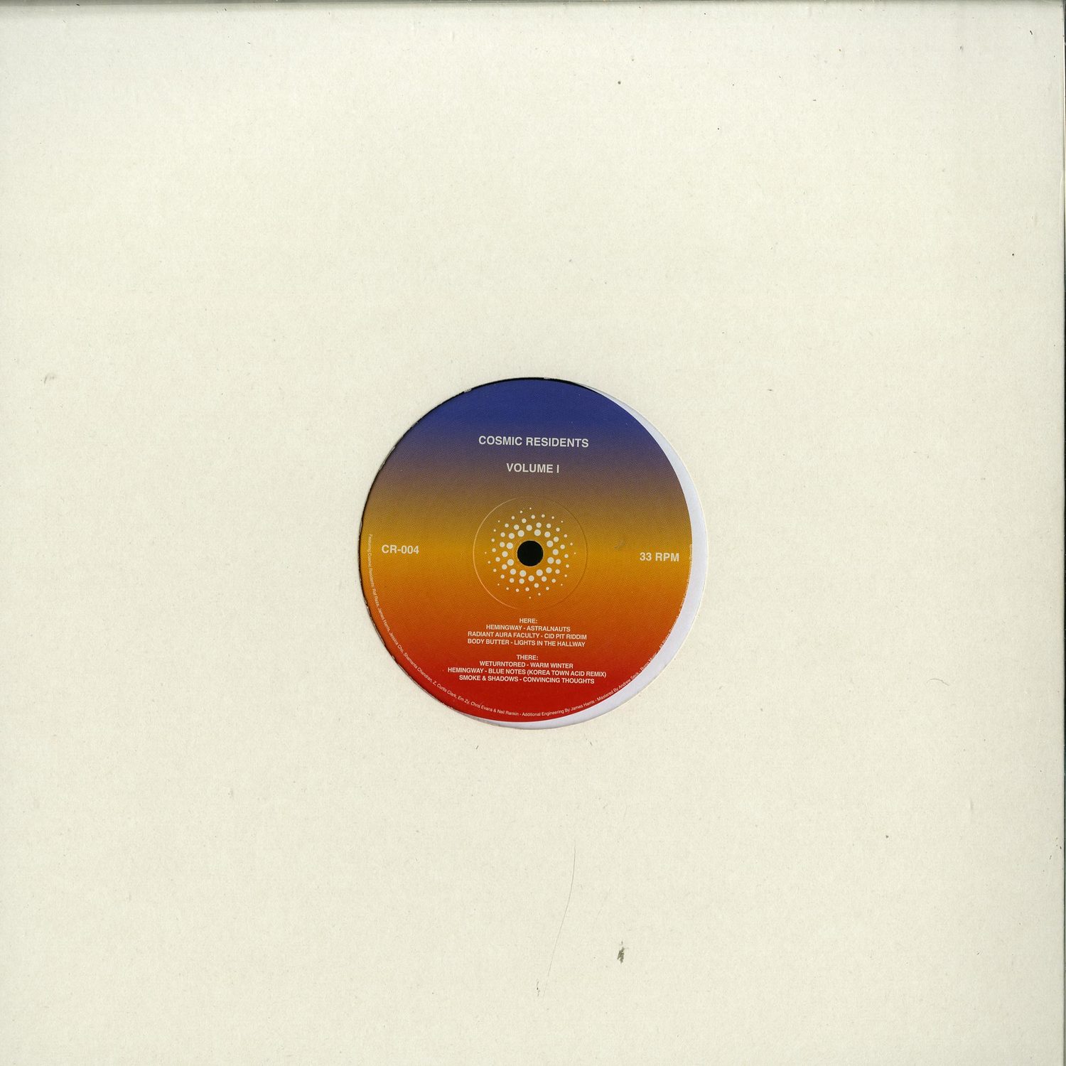 Various Artists - COSMIC RESIDENTS VOL. 1