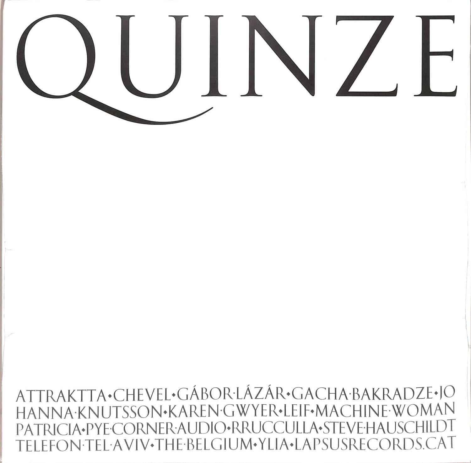 Various Artists - QUINZE 
