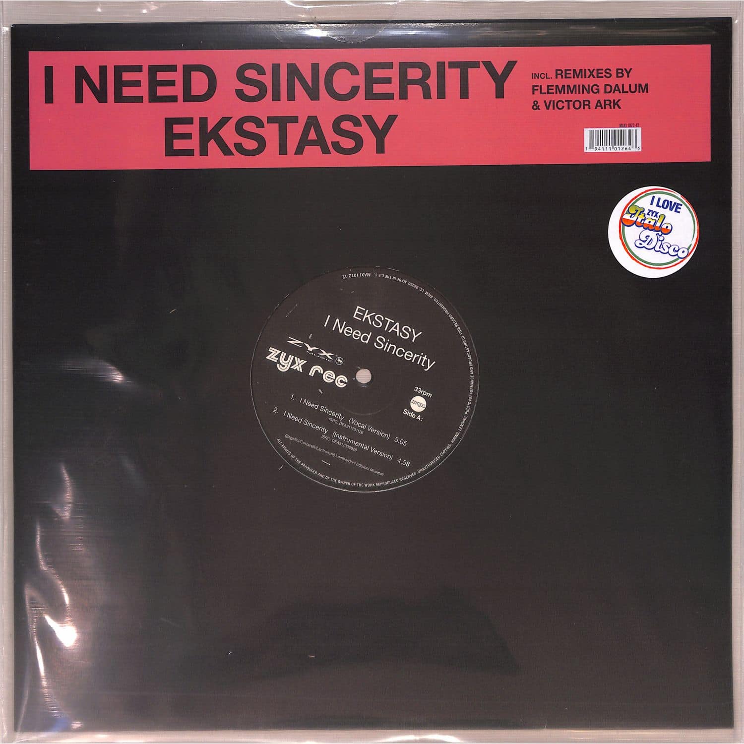 Ekstasy - I NEED SINCERITY