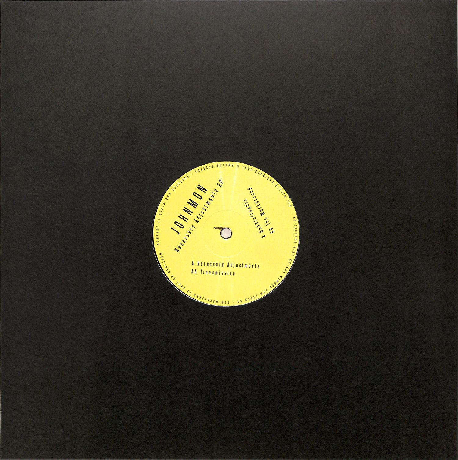 Johnmon - NECESSARY ADJUSTMENTS EP