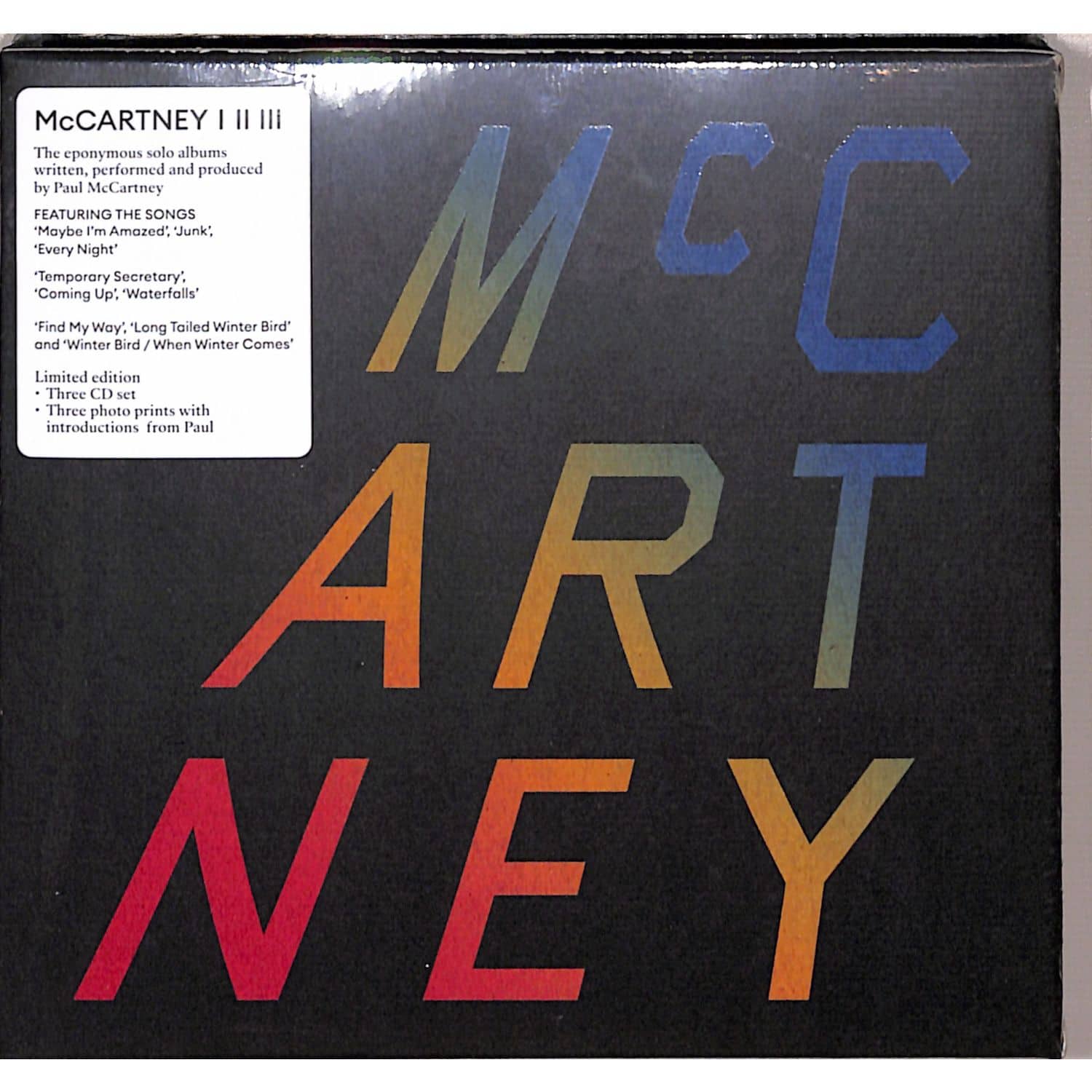 Paul McCartney - MCCARTNEY I / II / III 