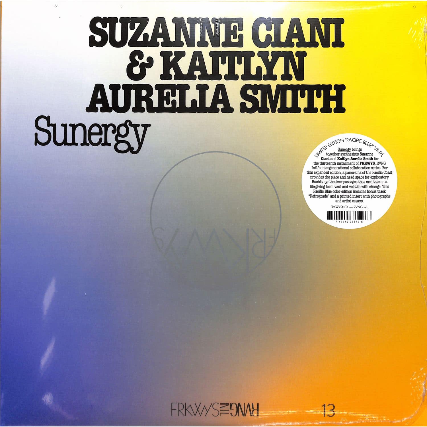 Kaitlyn Aurelia Smith & Suzanne Ciani - FRKWYS VOL.13 - SUNERGY 