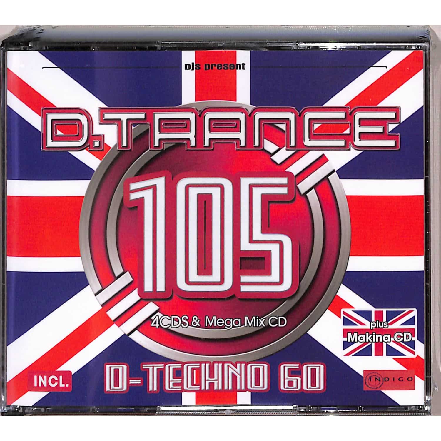 Various Artists - D.TRANCE 105 + D-TECHNO 60 & UK-MAKINA 