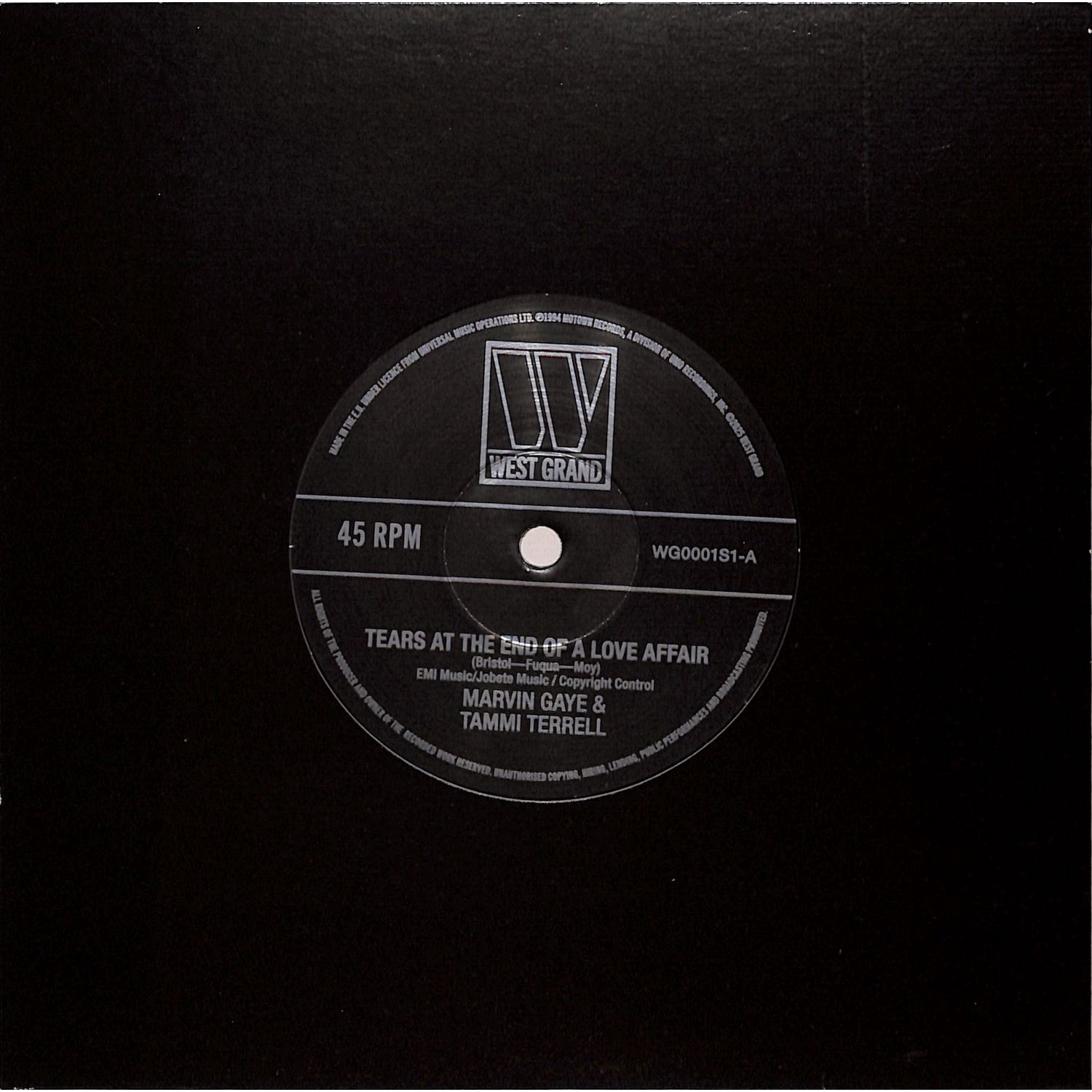 Marvin Gaye / Tammi Terrell / Kim Weston - TEARS AT THE END OF A LOVE AFFAIR / JUST TOO MUCH TO HOPE FOR 