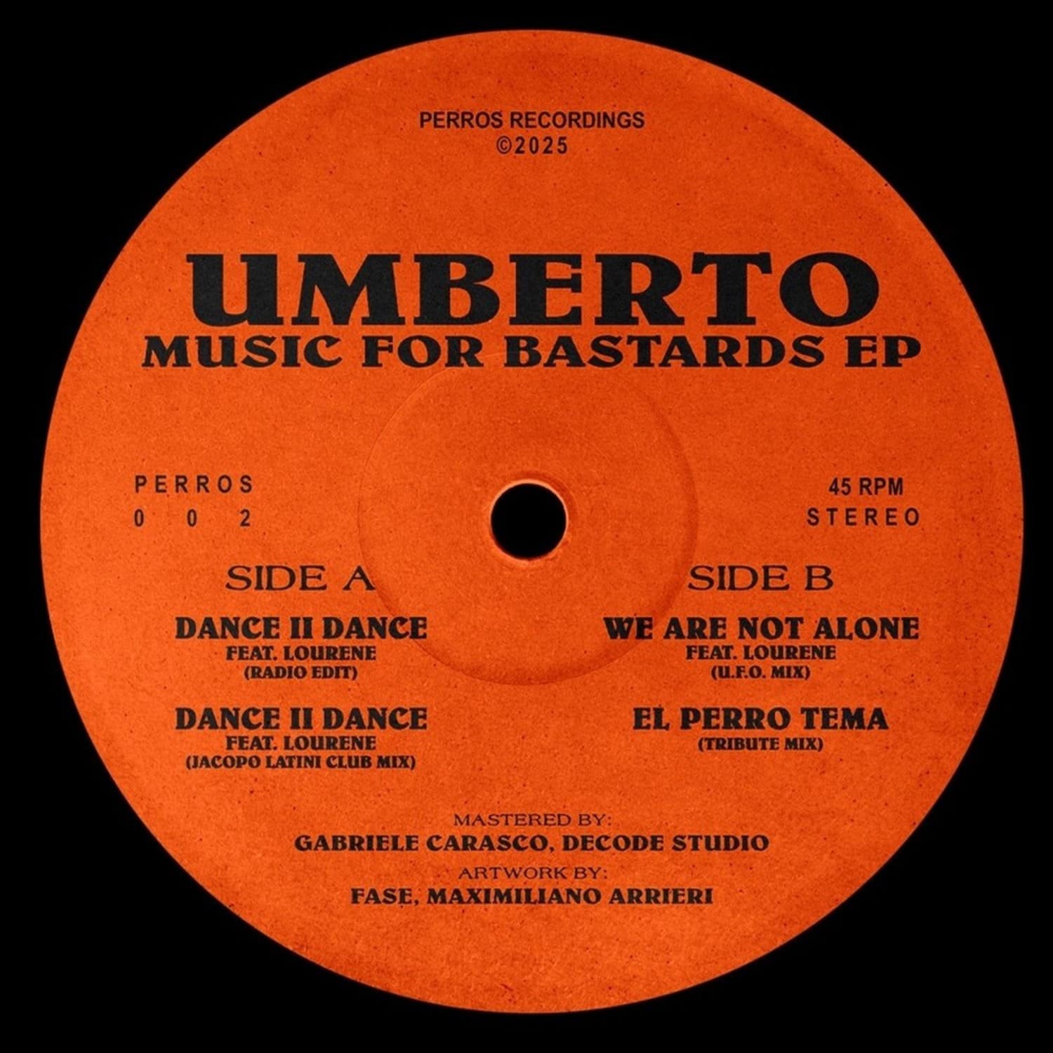 Umberto - MUSIC FOR BASTARDS EP