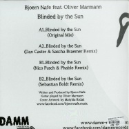 Back View : Bjoern Nafe feat. Oliver Marmann - BLINDED BY THE SUN - Damm Records / Damm025