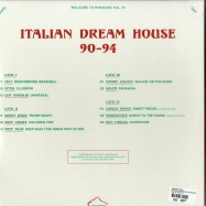 Back View : Various Artists - WELCOME TO PARADISE (ITALIAN DREAM HOUSE 90-94) - VOL. 3 (2X12 INCH) - Safe Trip / ST 003-3 LP