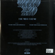 Back View : KLEIN & MBO - THE MBO THEME - Best Record Italy / BST-X039