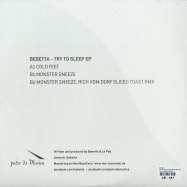 Back View : Bebetta - TRY TO SLEEP (RICH VOM DORF RMX) - Patro de Musica / PDM006