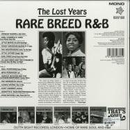 Back View : Various Artists - RARE BREED R&B - THE LOST YEARS (LP) - Outta Sight / rsvlp008