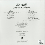 Back View : Juan Moretti - CATS DO NOT CARE ABOUT GLASSES (LP) - Hell Yeah / HYR7202