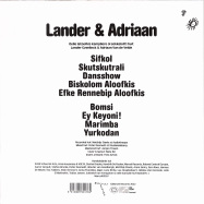 Back View : Lander & Adriaan - LANDER & ADRIAAN (LP) - MARCEL RECORDS / MARCEL003LP